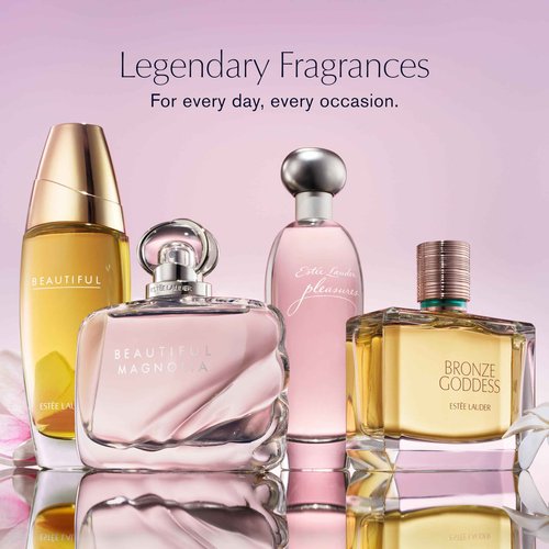 Estée Lauder Beautiful 1 Fl Oz + Beautiful Magnolia 0.34 Fl Oz Eau de Parfum Sprays Travel Set | Classic & Modern Floral Women’s Perfume