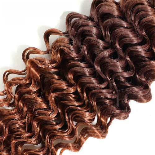 Condescension Brazilian Omber T1B/4/30 Human Hair Bundles 20 22 24 Inch Deep Wave 3 Bundles Human Hair 100% Unprocessed Remy Virgin Weave Hair for Women