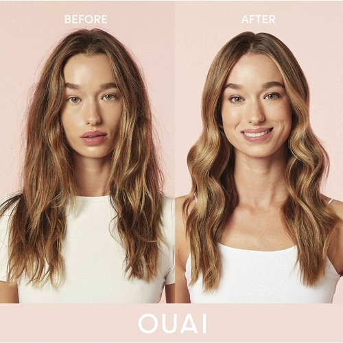 OUAI Anti-Frizz Bundle - Fine Hair Crème, Shampoo & Conditioner Set (3 Count)