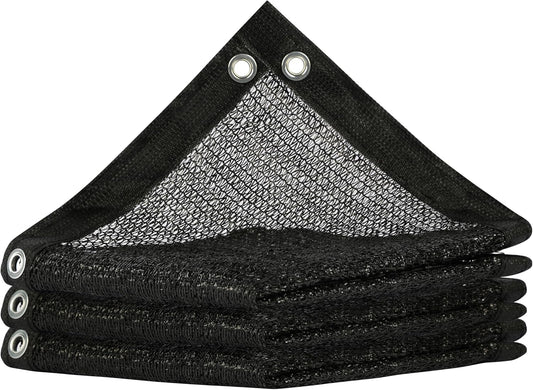 ShadeMart 50% Shade Cloth for Plant, Black 11FT x 64FT Custom Size Outdoor Shade Tarp, Shade Cover with Upgrade Grommets and Zip Ties, Netting Sunblock Net for Vegetables Flower Garden Greenhouse