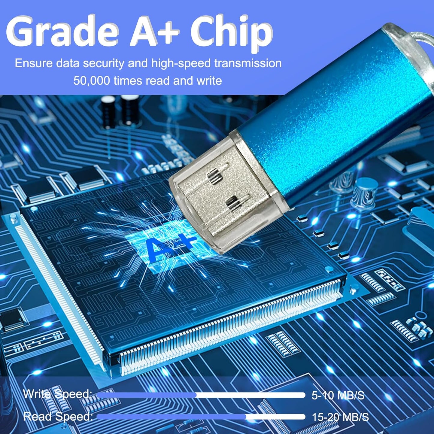 8GB FAT32 USB Flash Drive 20 Pack Nicepicten Bulk USB 2.0 Thumb Drives 20Pack Metal Jump Zip Drive Memory Stick Pendrive Memoria USB 8 GB with 20PCS Lanyard Label - Mixcolor 20 X 8GB Flash Drives