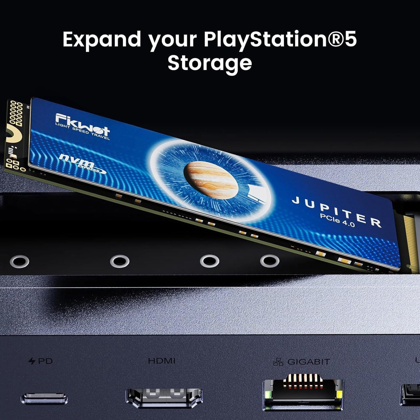 FX660 1TB M.2 SSD, PCIe Gen 4x4 Dynamic SLC Cache - Speeds up to 4800MB/s M.2 2280 NVMe Internal SSD, Upgrade Storage for PC Computer, Laptop and PS5