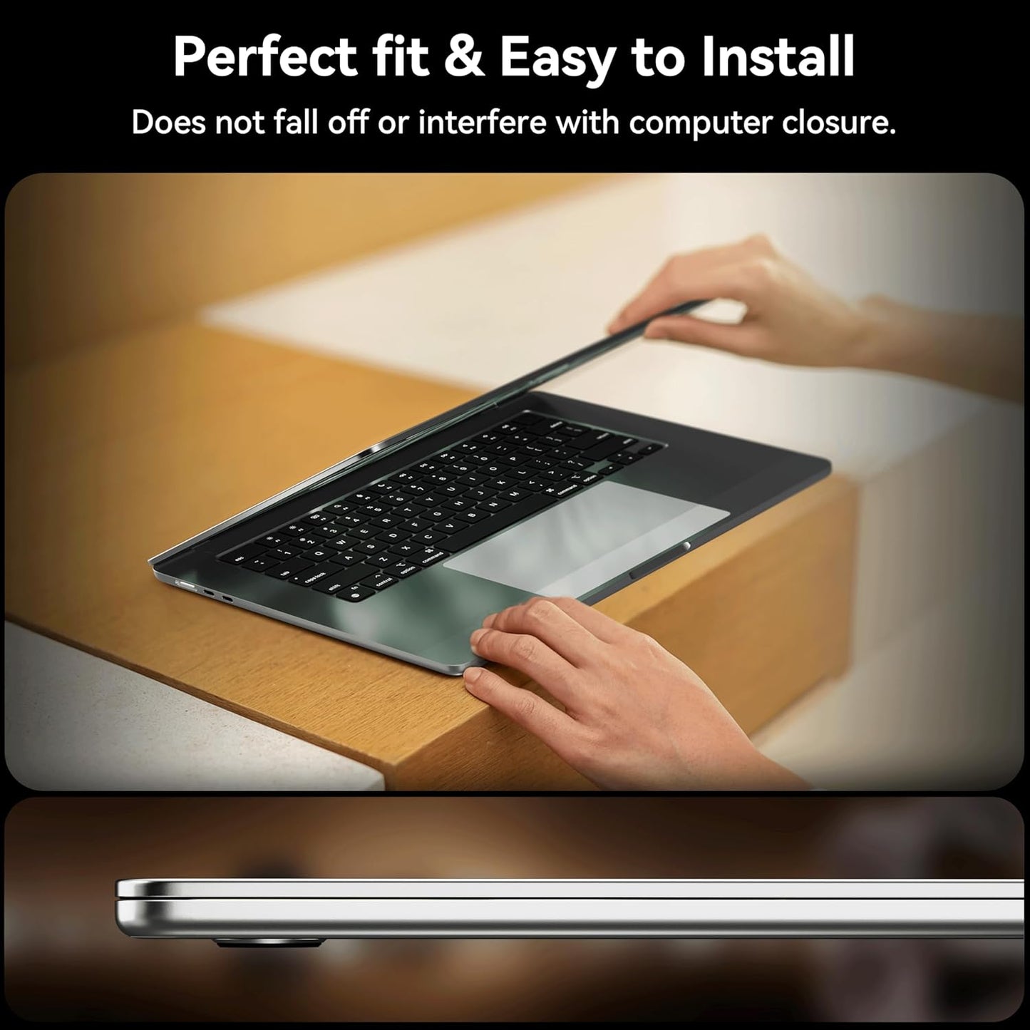 IPROKKO 360° Privacy Screen MacBook Pro 14 inch (2021, 2022, 2023, M1, M2, M3, Pro, Max), Removable Matte Anti Glare Blue Light 14" Mac Scratch Resistant Laptop Screen Protector Filter"