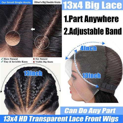 Kerberey 16 Inch Short Curly Bob Wigs Human Hair 13x4 Deep Wave Lace Front Wigs Human Hair for Black Women HD Lace Pre Plucked with Baby Hair Natural Black