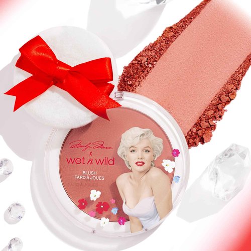wet n wild Marilyn Monroe Collection PR Box, Exclusive Makeup Kit & Marilyn Monroe Collection Icon Blush - Rose