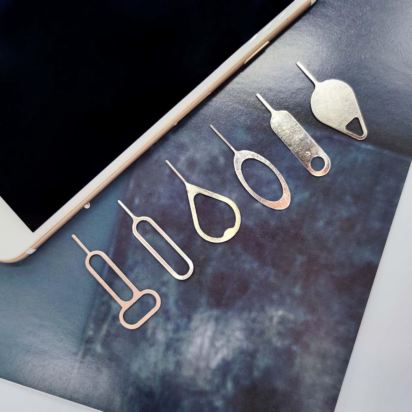 Medsuo 6pcs SIM Card Removal Tool Card Tray Eject Pins Needle Opener Ejector Needle Pin Remover for Smart Phones Samsung Galaxy LG Huawei Google HTC iPhone iPods iPad Tablets