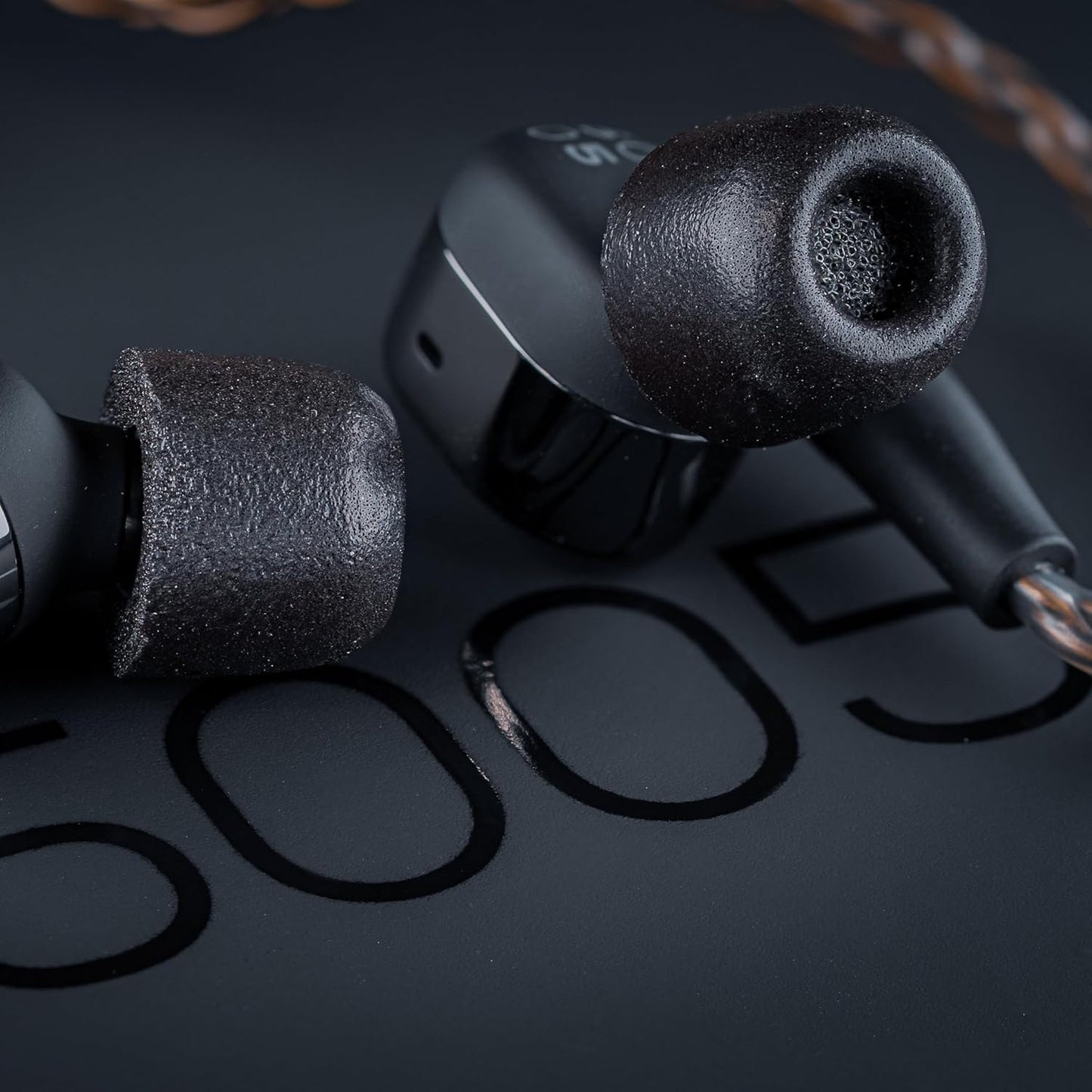 Comply 500 Core Series | Memory Foam Replacement IEM Ear Tips for KZ, Moondrop, FiiO Sennheiser & More | Superior Noise Isolation, Ultimate Comfort, Secure Fit | Black, Small (3 Pairs)