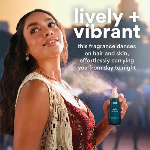 VERB Hydrate Oil, 2 oz Hydrate Styling Cream, 5.3 oz + - Amber + Warm Jasmine Scent Hair and Body Mist - Fragrance Amber & Jasmine, 5 oz
