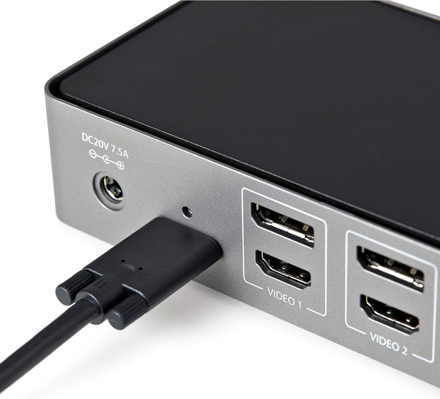 StarTech.com USB-C / USB-A Hybrid Docking Station for MacBook Pro / Air M1 M2 M3 M4 & Windows, Universal Triple 4K 60Hz HDMI DP Dock, Thunderbolt Compatible, 85W Laptop Charging - TAA