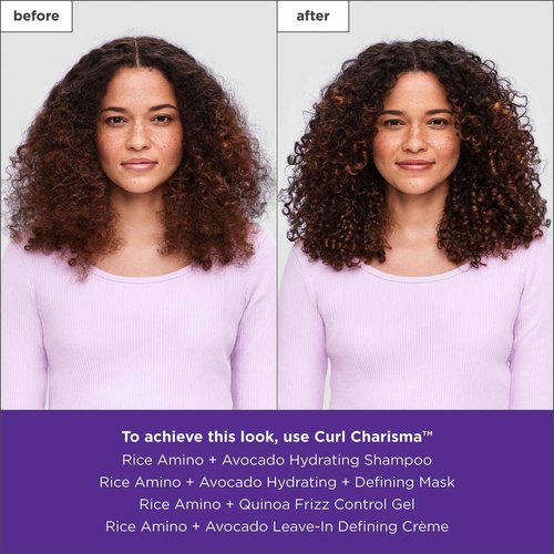 Briogeo Curl Charisma Rice Amino + Avocado Hydrating Conditioner, Define and Moisturize Wavy, Curly, and Coily Hair, Minimize Frizz, Sulfate-free, Vegan, Cruelty-Free, 33.8 fl oz