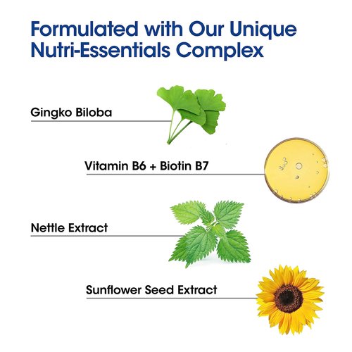 NUTRI-OX Gentle Shampoo & Conditioner & Tonic | Thicker, Fuller-Looking Hair | Normal Thinning Hair | Peppermint | Clinically & Dermatologically Tested | 33.8 Fl Oz