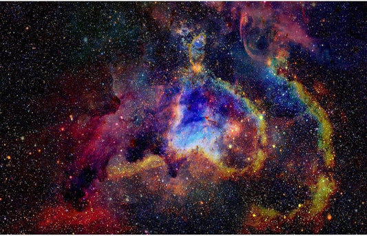 Outer Space Aquarium Background Fantasy Alien Planet Nebula and Galaxies Terrarium Background Stars Nebula Atmosphere Fish Tank Background Outer Space Reptile Tank Background 30x12in