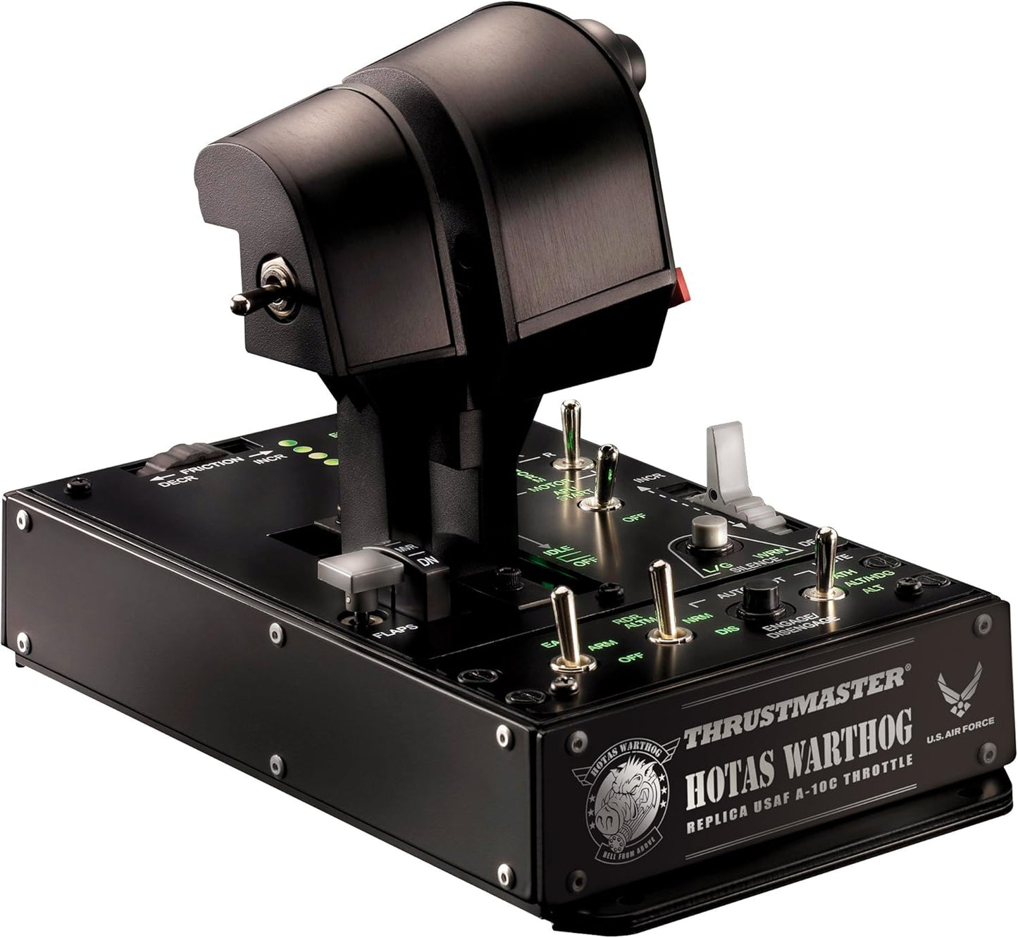 Thrustmaster HOTAS Warthog Flight Stick, Throttle and Control Panel for Flight Simulation, Official Replica of the U.S Air Force A-10C Aircraft (Compatible with PC)