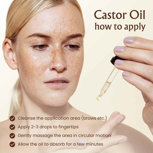 BodyJ4You Castor Oil for Eyelashes Eyebrows - 100% Pure Natural USDA Organic Cold Pressed - Hydrating Skin Hair Growth Lashes Scalp - Non-GMO Hexane Free Unrefined - Glass Bottle 1 Fl Oz (Pack of 24)
