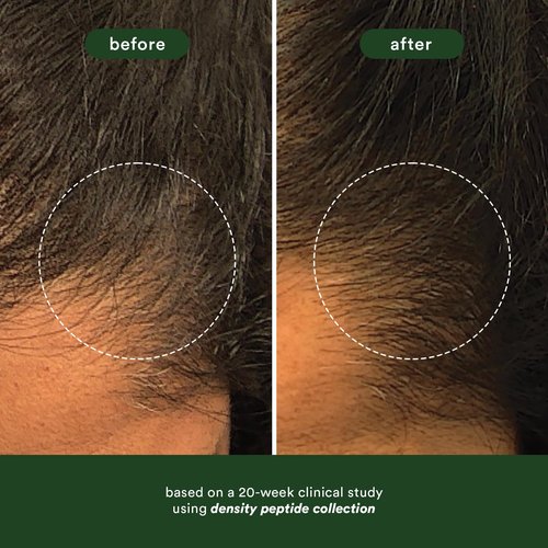 VERB Density Peptide Shampoo 12 fl oz + VERB Density Peptide Serum, 1 fl oz + VERB Ghost Conditioner, 12 fl oz- Visibly Thicken + Reduce Signs of Shedding- Moisturizes Fine and Weighed Down Hair