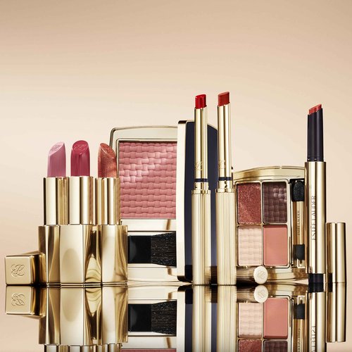 Estée Lauder The Essential Eyeshadow Quad Long-Lasting Palette | Shape, Sculpt, Magnify, Gallery Hop, 0.14 Ounce