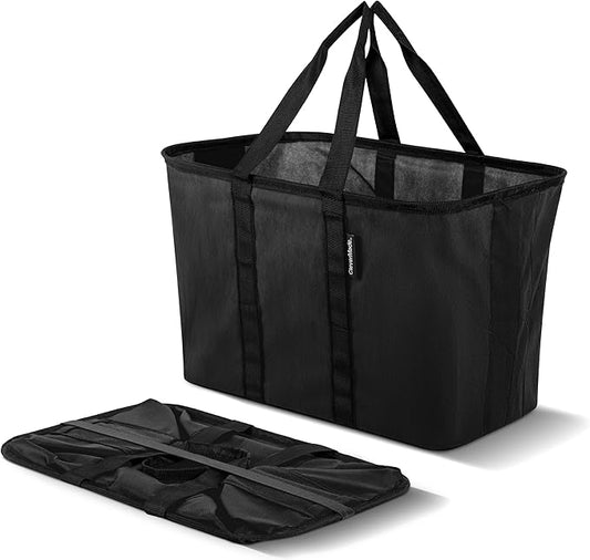 CleverMade EcoBasket Collapsible Tote Basket – Reusable Grocery Tote