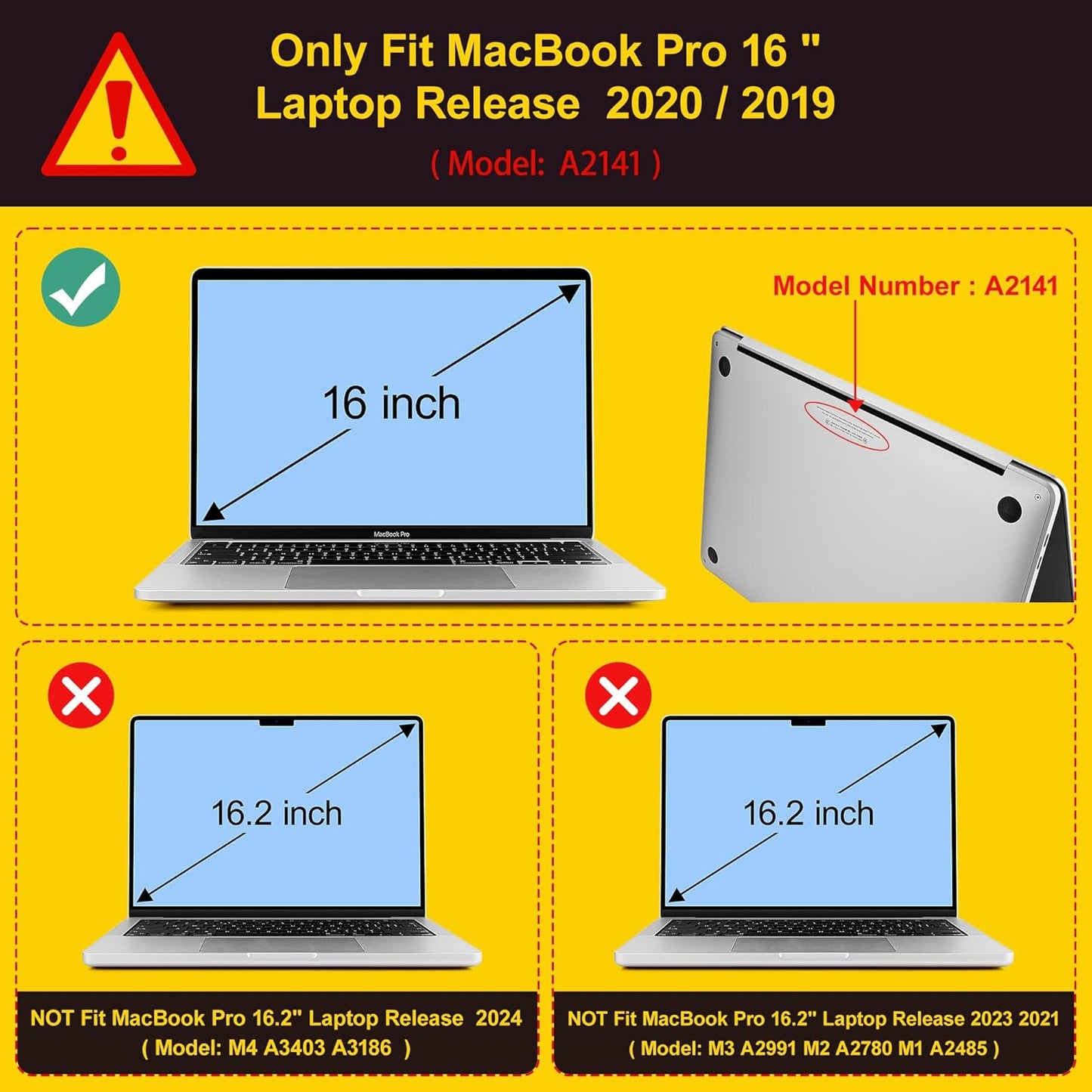 Mektron Case for MacBook Pro 16 Inch A2141 Cover 2019 Release 16" with Liquid Retina Display/Touch ID, Plastic Hard Shell with Keyboard Skin & Screen Protector & Dust Plug, Abstract Mountain C112