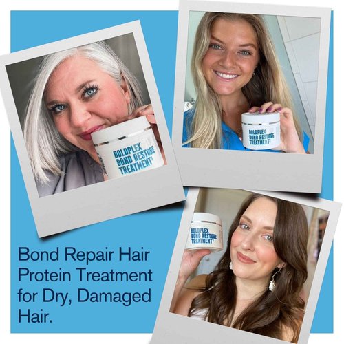 BoldPlex Complete Collection for Dry, Damaged Hair - Bond Restore Treatment, Shampoo & Conditioner, Hair Serum, and Oil - Repair, Condition, Hydrate, Protect