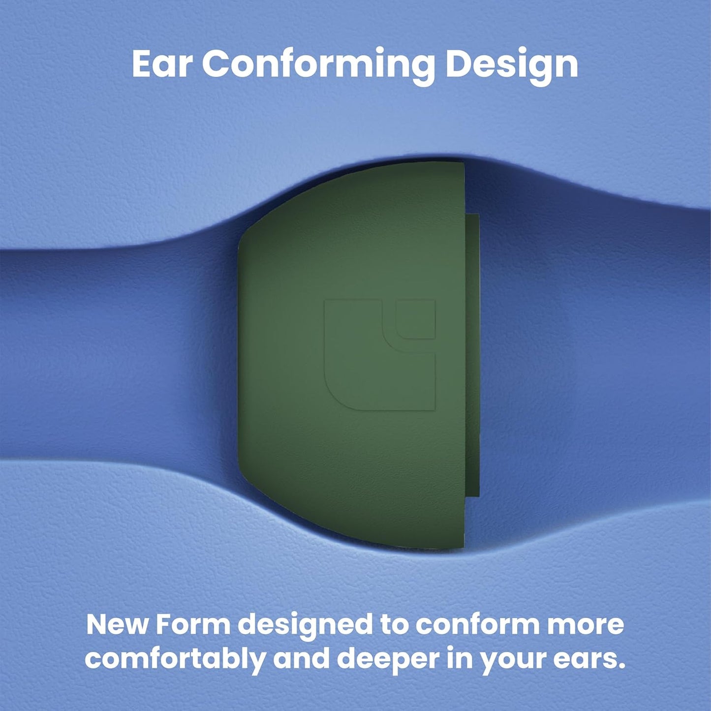 Foam Masters Ultra-Premium Memory Foam Ear Tips for AirPods Pro 1st & 2nd Gen | 3 Pairs | Black Magic Ver 6.0 | Secure | Comfort | Better Noise Cancel | Replacement Buds – Forest Green, Medium