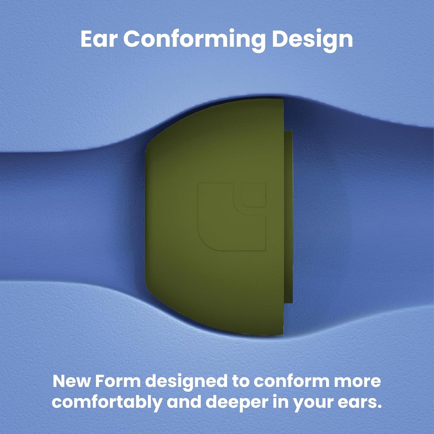 Foam Masters Ultra-Premium Memory Foam Ear Tips for AirPods Pro 1st & 2nd Gen | 3 Pairs | Black Magic Ver 6.0 | Secure | Comfort | Better Noise Cancel | Replacement Buds – OD Green, Large