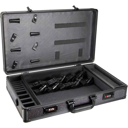 SunRise Barber Case, Black Matte, 22x13x4.25 Inch (Pack of 1)