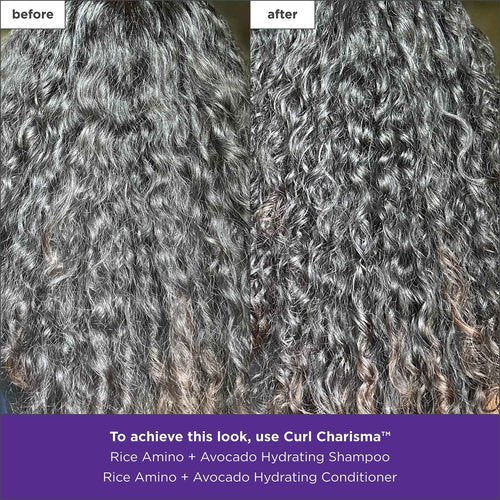 Briogeo Curl Charisma Rice Amino + Avocado Hydrating Shampoo, Define and Moisturize Wavy, Curly, and Coily Hair,Sulfate-free, Anti-Frizz, Hydrating Cleanse, Vegan, Cruelty-Free, 33.8 fl oz